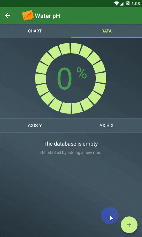 DataTracker screen for data processing DataTracker screen for data processing
